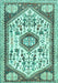 Persian Turquoise Traditional Rug, tr1039turq