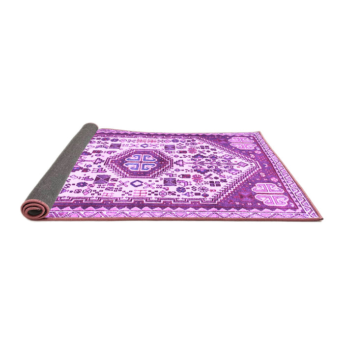 Sideview of Persian Purple Traditional Rug, tr1039pur