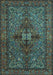 Persian Light Blue Traditional Rug, tr103lblu