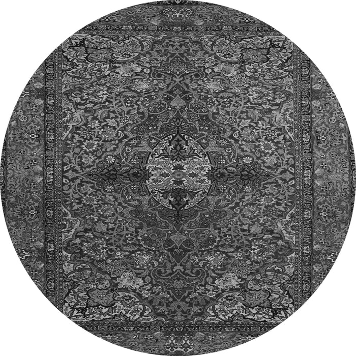 Square Persian Gray Traditional Rug, tr103gry