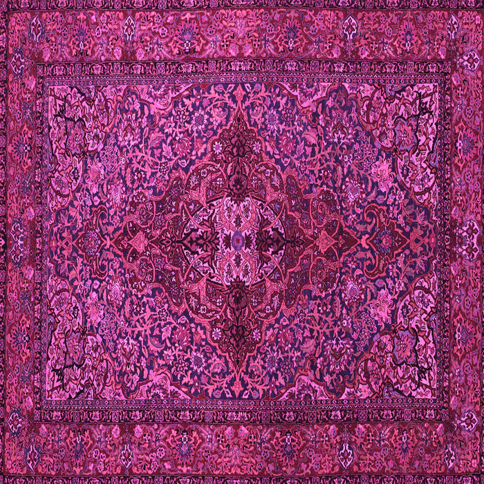 Square Persian Pink Traditional Rug, tr103pnk