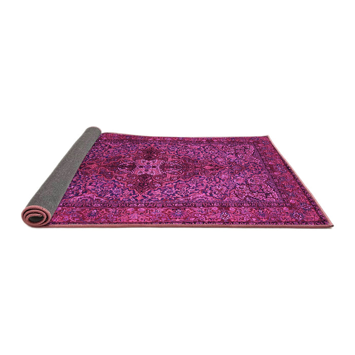 Sideview of Persian Pink Traditional Rug, tr103pnk