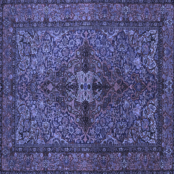 Square Persian Blue Traditional Rug, tr103blu