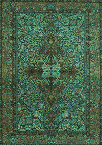 Persian Turquoise Traditional Rug, tr103turq