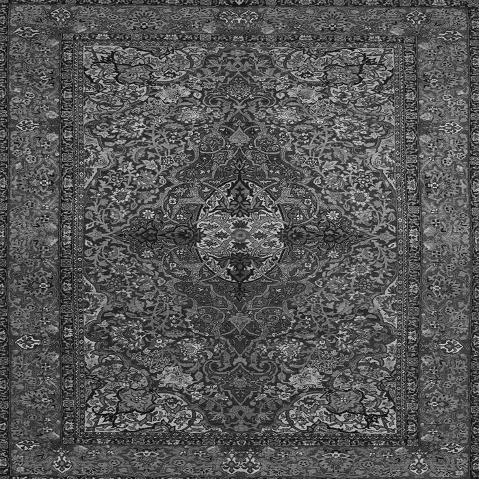 Serging Thickness of Persian Gray Traditional Rug, tr103gry