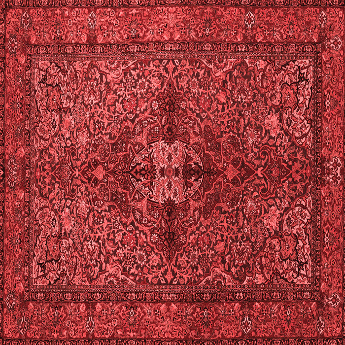 Machine Washable Persian Red Traditional Rug, wshtr103red