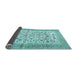 Sideview of Persian Light Blue Traditional Rug, tr1040lblu