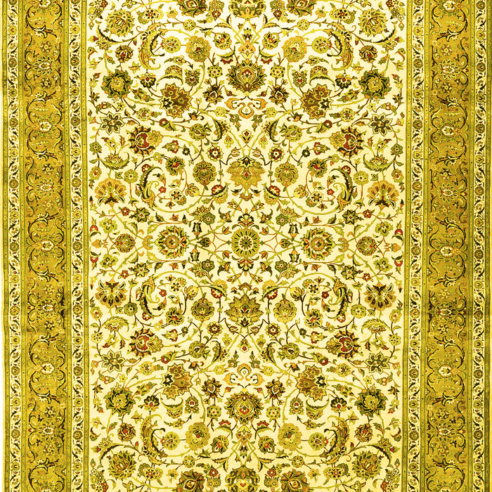 Persian Yellow Traditional Rug, tr1040yw