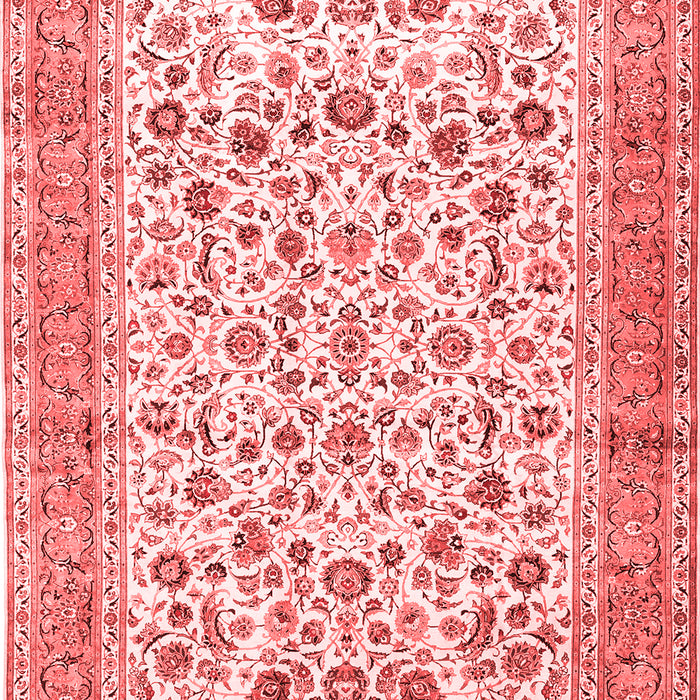 Machine Washable Persian Red Traditional Rug, wshtr1040red