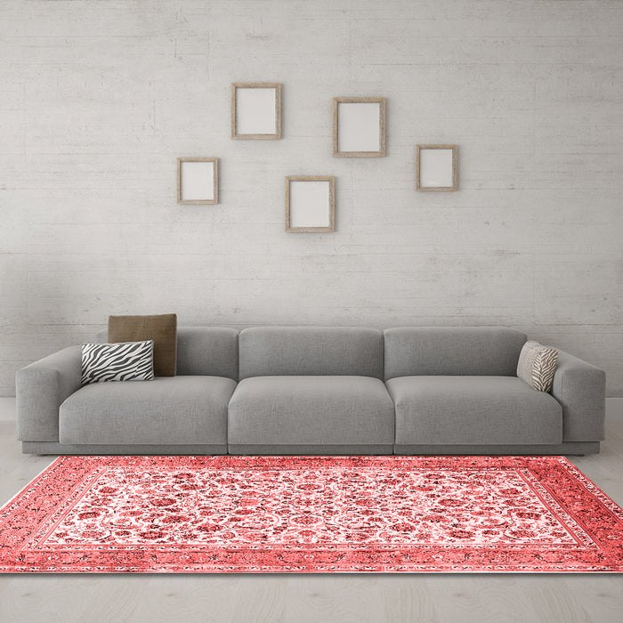 Traditional Red Washable Rugs