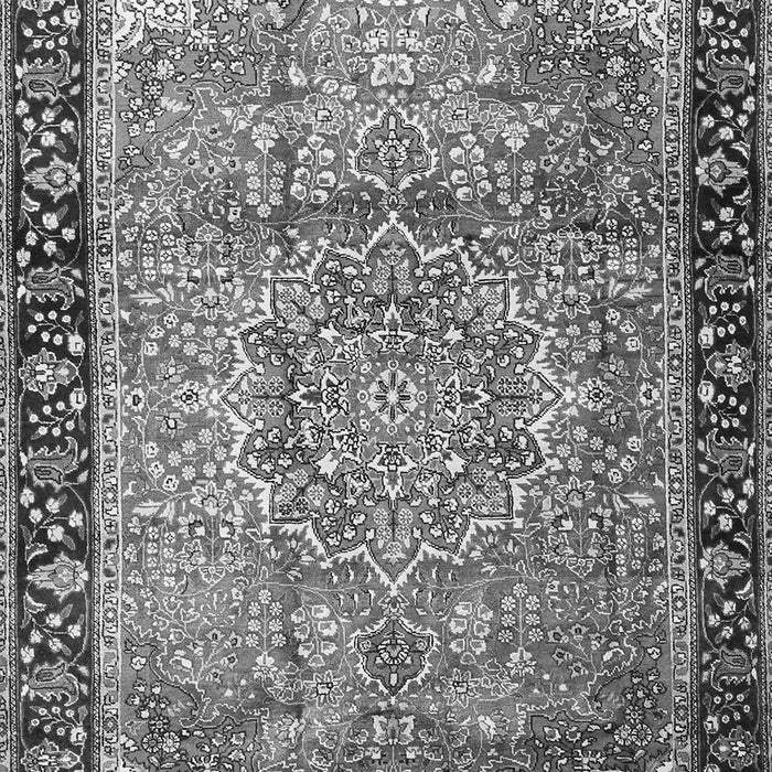 Medallion Gray Traditional Rug, tr1041gry
