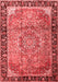 Medallion Red Traditional Area Rugs