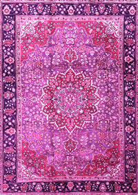 Medallion Pink Traditional Rug, tr1041pnk