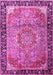 Medallion Pink Traditional Rug, tr1041pnk