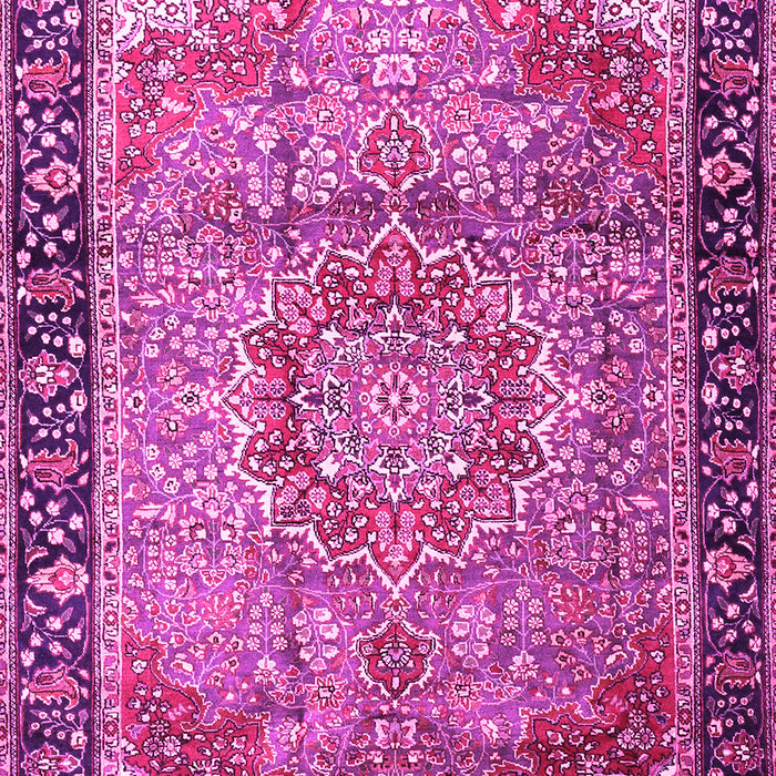 Medallion Pink Traditional Rug, tr1041pnk