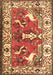 Animal Brown Traditional Rug, tr1042brn