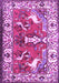 Animal Purple Traditional Rug, tr1042pur