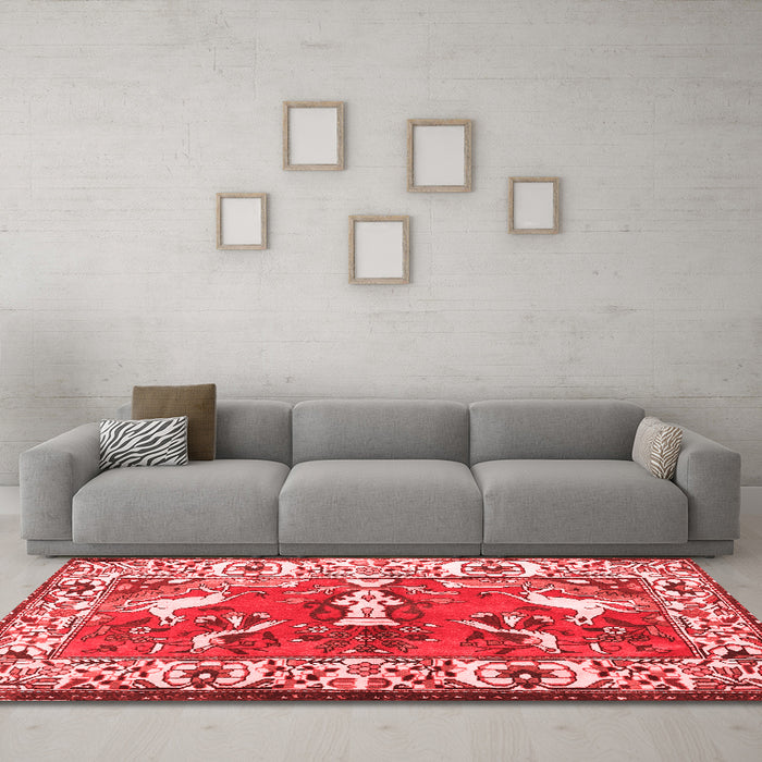 Traditional Red Washable Rugs