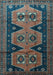 Persian Light Blue Traditional Rug, tr1043lblu