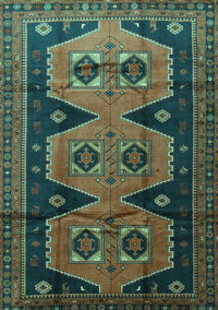 Persian Turquoise Traditional Rug, tr1043turq