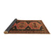 Sideview of Persian Brown Traditional Rug, tr1043brn