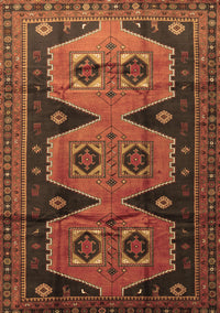 Persian Brown Traditional Rug, tr1043brn