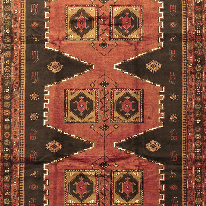Persian Brown Traditional Rug, tr1043brn