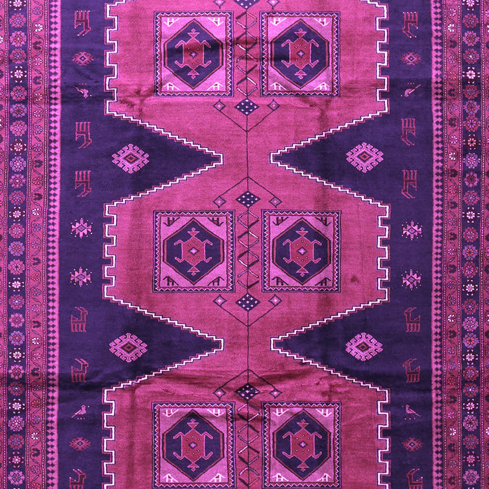 Machine Washable Persian Purple Traditional Area Rugs, wshtr1043pur