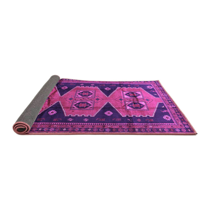 Sideview of Persian Purple Traditional Rug, tr1043pur