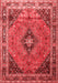 Medallion Red Traditional Area Rugs