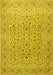 Persian Yellow Traditional Rug, tr1045yw