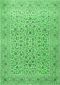 Persian Emerald Green Traditional Rug, tr1045emgrn