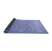 Sideview of Persian Blue Traditional Rug, tr1045blu