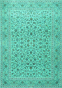 Persian Turquoise Traditional Rug, tr1045turq