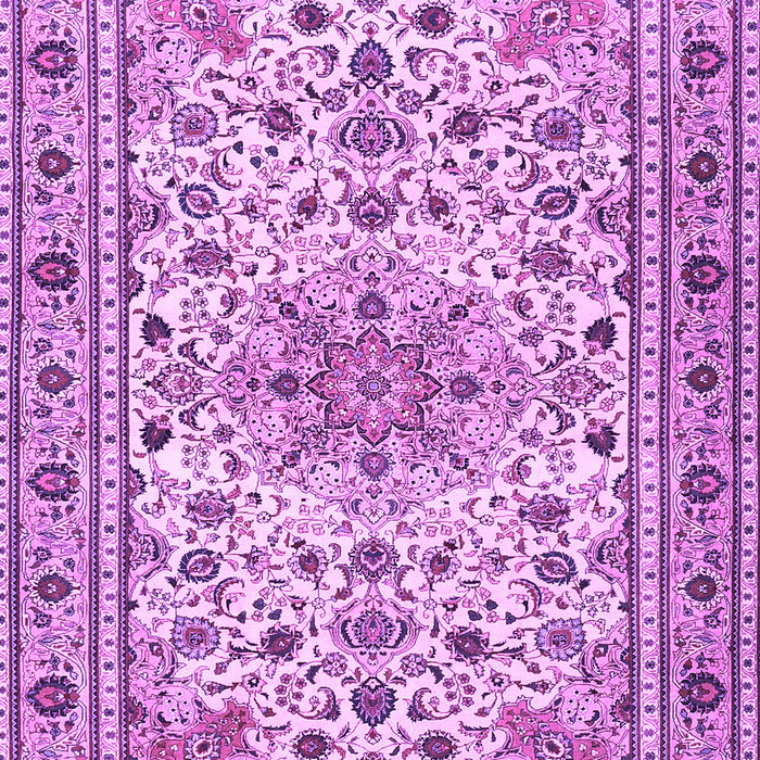 Machine Washable Persian Purple Traditional Area Rugs, wshtr1046pur