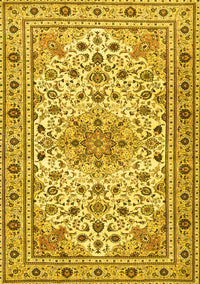 Persian Yellow Traditional Rug, tr1046yw