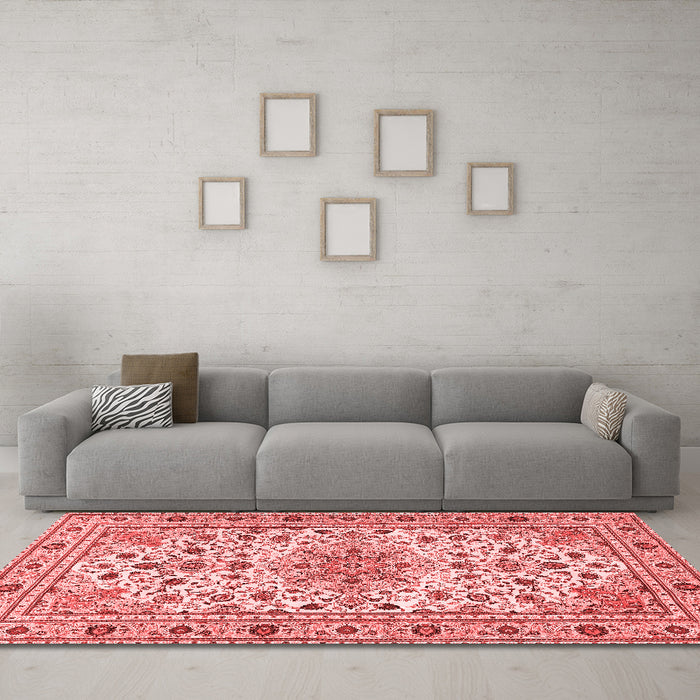 Traditional Red Washable Rugs