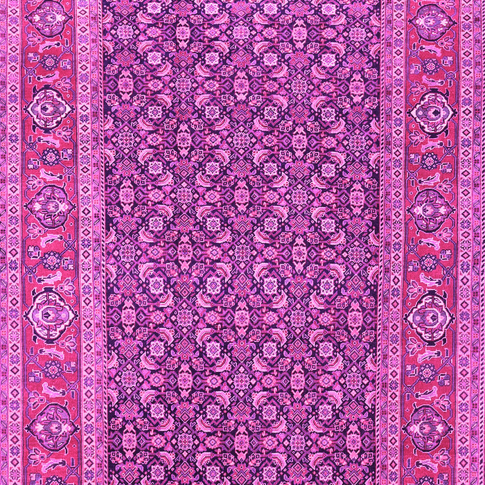 Machine Washable Persian Pink Traditional Rug, wshtr1047pnk