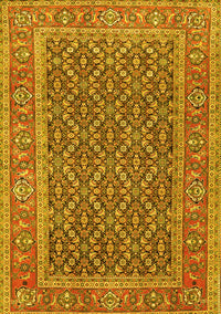 Persian Yellow Traditional Rug, tr1047yw