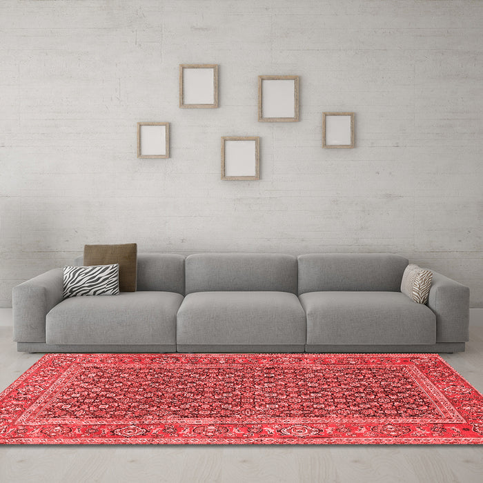 Traditional Red Washable Rugs