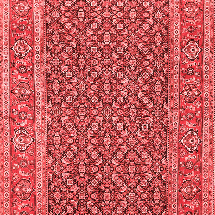 Machine Washable Persian Red Traditional Rug, wshtr1047red