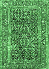 Persian Emerald Green Traditional Rug, tr1047emgrn