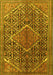 Persian Yellow Traditional Rug, tr1048yw