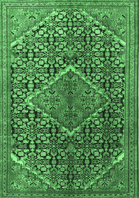 Persian Emerald Green Traditional Rug, tr1048emgrn