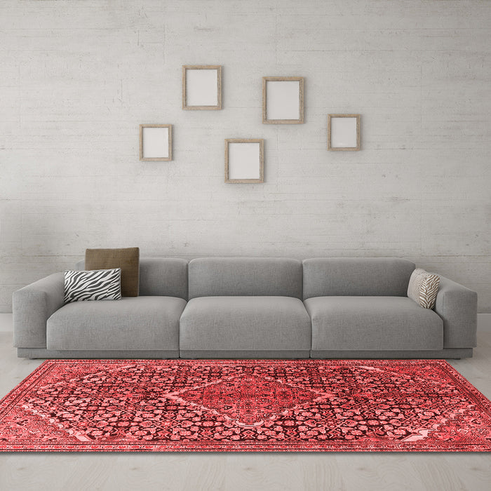 Traditional Red Washable Rugs