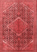 Persian Red Traditional Area Rugs