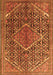 Persian Orange Traditional Rug, tr1048org