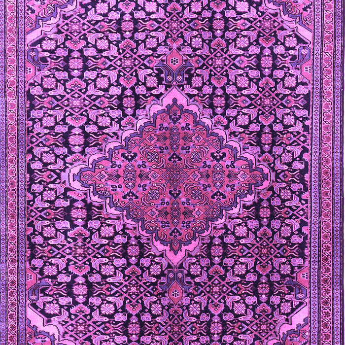 Machine Washable Persian Purple Traditional Area Rugs, wshtr1048pur