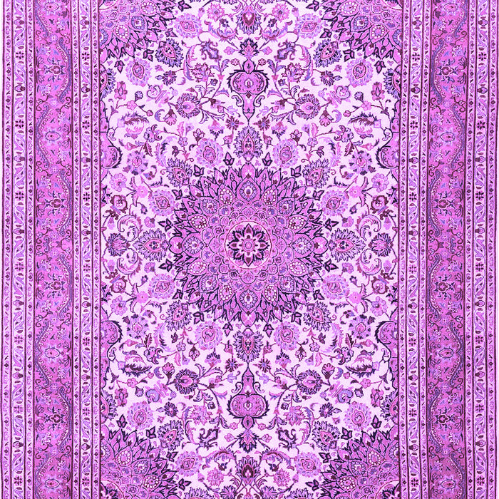 Medallion Purple Traditional Rug, tr1049pur