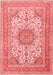 Medallion Red Traditional Area Rugs